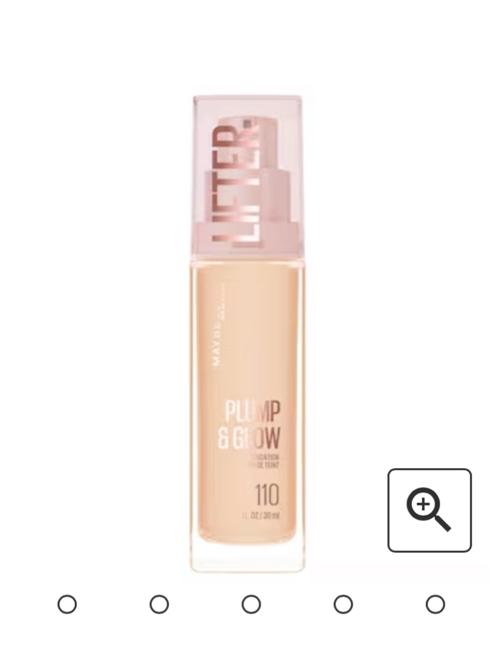 Maybelline Plump & Glow Foundation 110